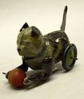 Clockwork Lithographed Tin Cat