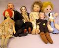 China Bisque Cloth and Charlie McCarthy Dolls
