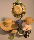 Eight Straw Dolls Hats