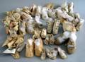 Large Group of White and Beige Doll Shoes