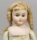 Small Closed Mouth Bisque Shoulder Head Doll