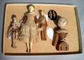 Six Early Wooden Dolls