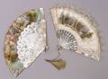 Two MotherofPearl Ladies Fans