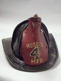 Leather Fire Helmet
