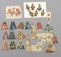 Lot of Poupee Modele Paper Dolls