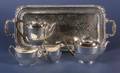 Assembled English Georgianstyle Four Piece Tea and Coffee Service with Tray