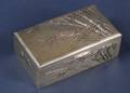 Japanese Silver Cigarette Box
