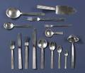 Georg Jensen Sterling Bernadotte Flatware Service for Twelve