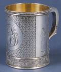 Tiffany  Co Sterling Japonisme Mug