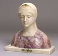 Alabaster and Marble Bust of Beatrice