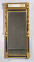 American Eastlake PartEbonized and Gilded Hall Mirror