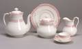 Paris Porcelain Pink Banded Tea Service for Eight