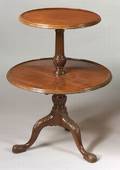 George III Mahogany TwoTier Dumbwaiter