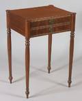 Federal Mahogany TwoDrawer Workstand