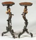 Pair of Italian Baroquestyle Blackamoor Tables