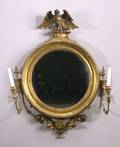 Regency Giltwood Convex Girandole