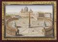 Italian Grand Tour Micromosaic Plaque of Piazza San Pietro