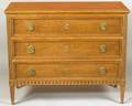 Louis XVI Style Walnut ThreeDrawer Commode