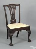 Philadelphia Chippendale mahogany dining chair ca 1780