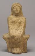 Etruscan Archaicstyle Terracotta Seated Divinity