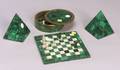 Group of Malachite Veneered Decorative Articles