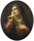 Continental School 19th Century Madonna of Sorrows