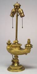Middle Eastern Style Brass Lamp