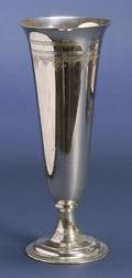Tiffany  Co Sterling Trumpet Vase