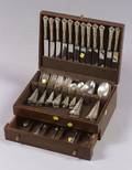 Gorham Sterling Baronial Pattern Flatware Service
