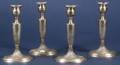 Set of Four Gorham Weighted Silver Candlesticks