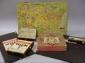 Parker Bros Limited Mail Game Board a Monopoly Game a Suffolk Downs Scientific Horse Racing Game and a Tootsietoy Furniture Box to