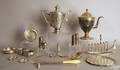 Silver and silver plate to include teapots