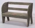 Gray Painted Childs Settle