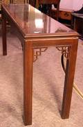 Drexel Chinese Chippendalestyle Mahogany Console Table
