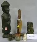 Collection of Approximately Twentythree Ethnographic Carved Wood and Stone Figures and Decorative Items