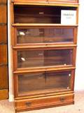 Pair of Oak SevenStack Barrister Bookcases