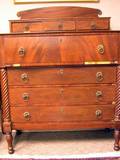 Classical Mahogany and Mahogany Veneer Bureau