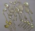 Twentytwo Pieces of Assorted Sterling Flatware and a Set of Five 800 Fine Demitasse Spoons