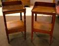 Federal Country Red Stained Chamber Stand and a Federal Cherry Chamber Stand