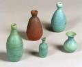 Five Van Briggle Pottery Matte Glazed Bud Vases