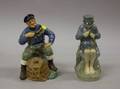 Royal Doulton Figure of The Lobsterman and a Royal Copenhagen Porcelain Figure of a Boy Fishing