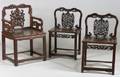 Three Rosewood Chairs