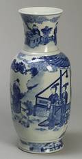 Blue and White Vase