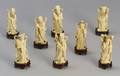 Lot of Seven Ivory Carvings