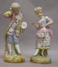 Two Bisque Figures