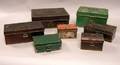 Eight Assorted Decorated Tin Boxes