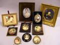 Eleven Assorted Framed Portrait Miniatures