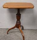 Late Federal Cherry Tilttop Candlestand