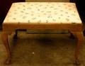 Georgianstyle Carved Maple Ottoman