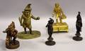 Five Assorted Decorative Metal Figures